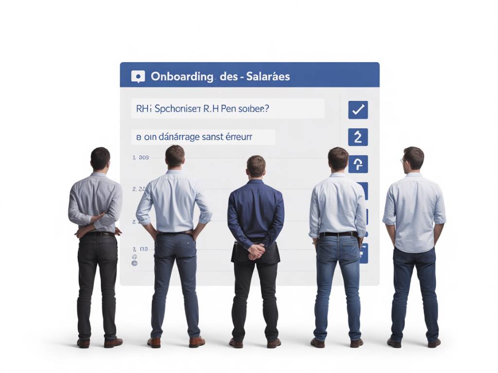 Onboarding des nouveaux salariés : comment synchroniser RH, SIRH et paie pour un démarrage sans erreur